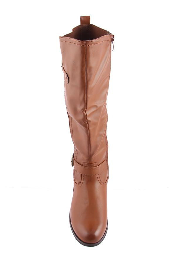 women's knee length boot